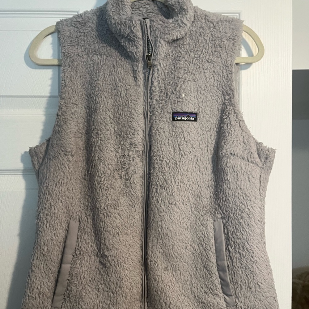 Patagonia Taupe Fleece Vest